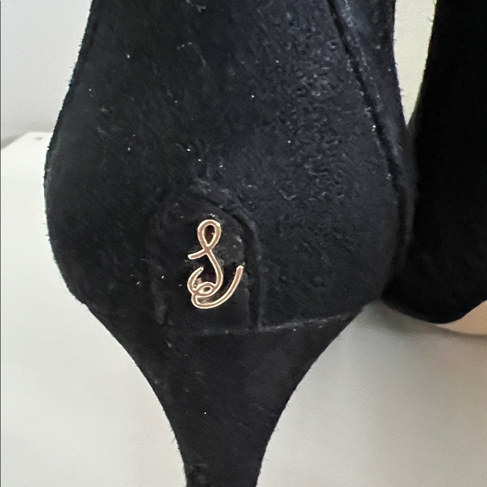 Sam Edelman Women’s Black Suede Ankle Boots - Picture 6 of 14